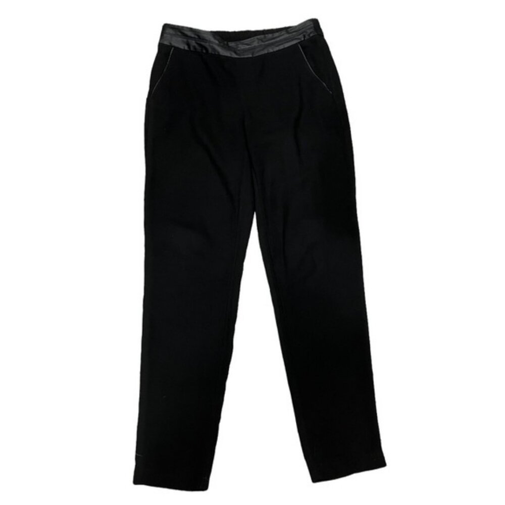 Jessica Simpson black pants with leather waistband size S
